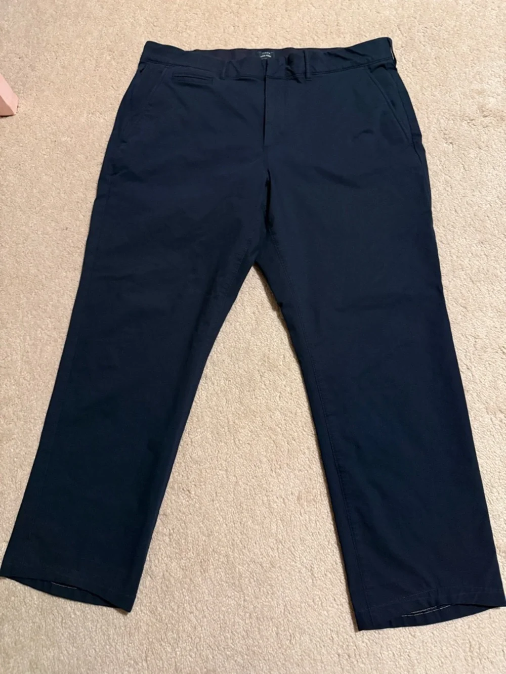 J. Crew Men's Navy Tech Pant. 770 Straight